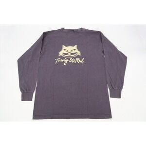 Vintage 26 RED Felix The Cat Long Sleeve T Shirt USA Made Skate Streetwear Large